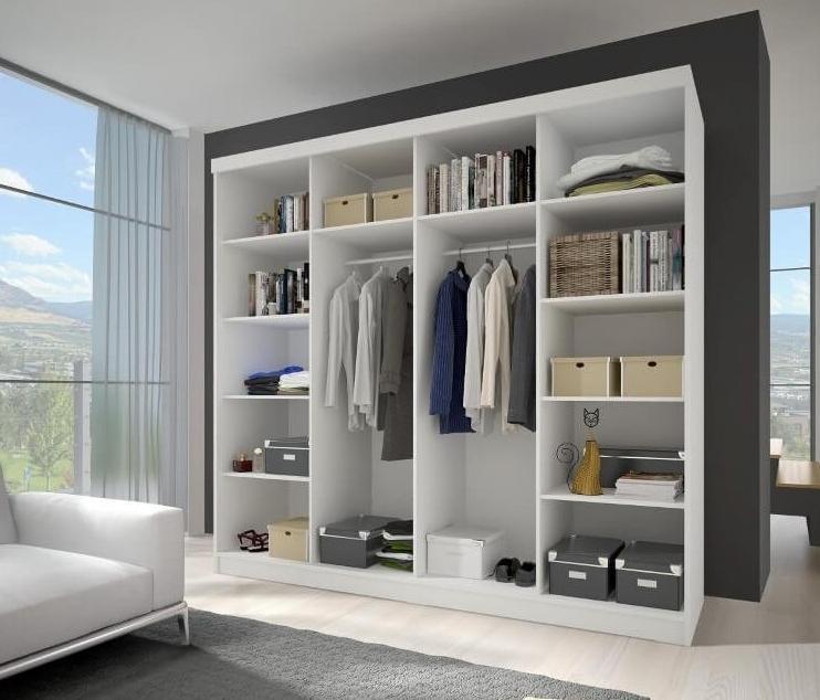 Liberty Multi 32 Sliding Mirror Door Wardrobe 233cm