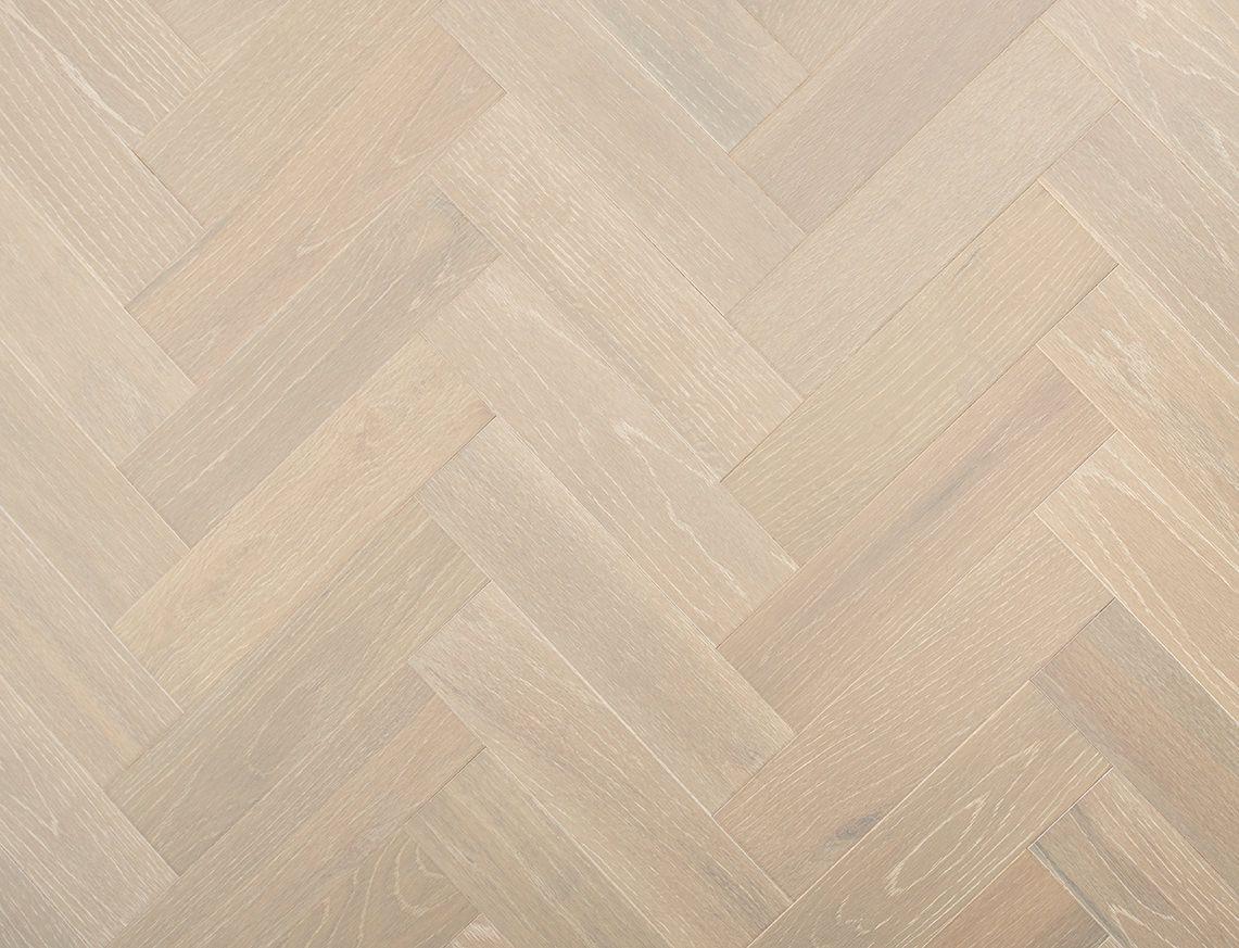 Liberty Herringbone 10 x 80mm Engineered Real Wood Flooring Ennerdale Grey Oak Brushed Lacquered Finish
