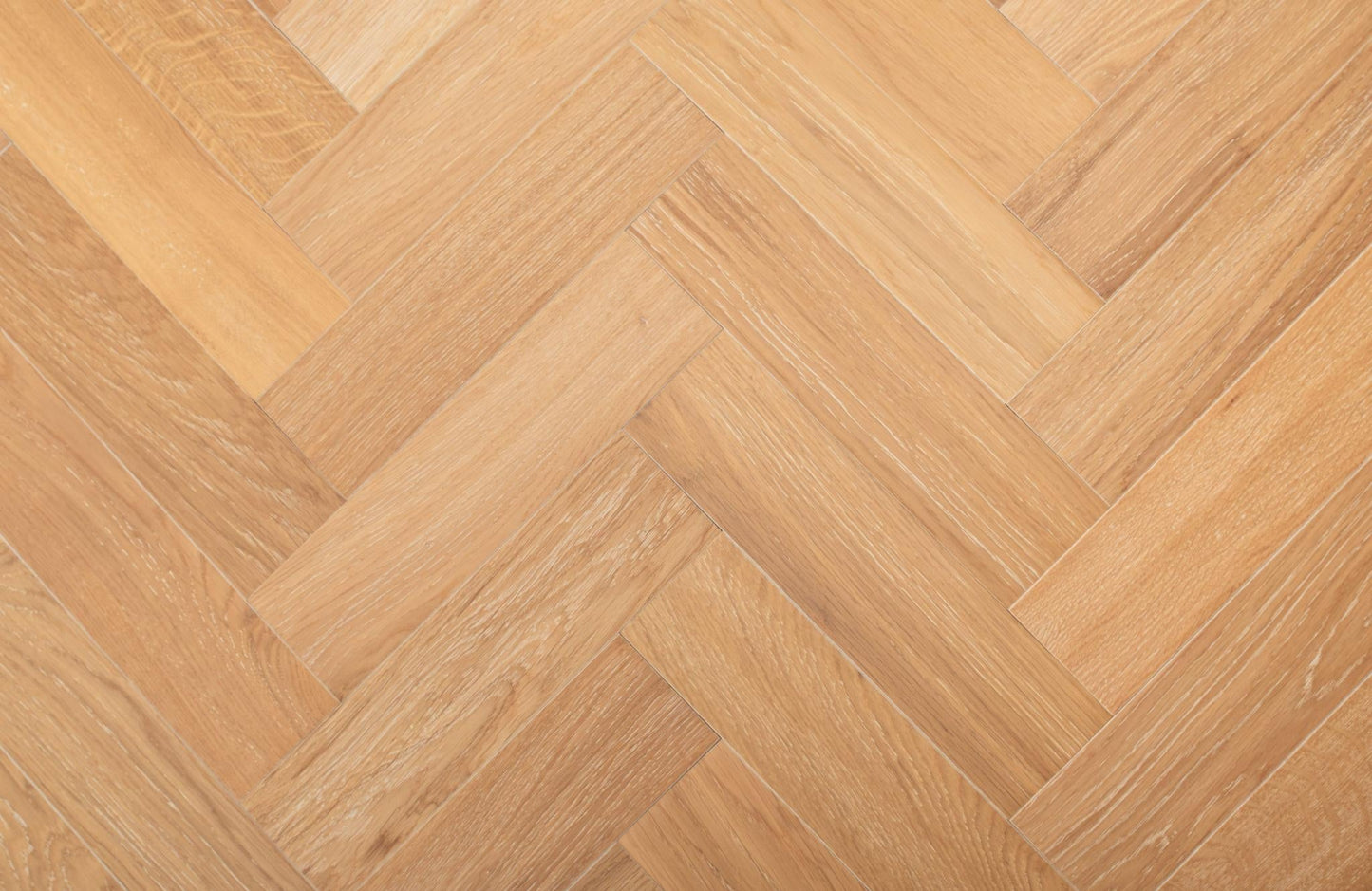 Liberty Herringbone 10 x 80mm Engineered Real Wood Flooring Heysham White Oak Brushed Lacquered Finish