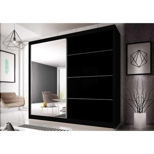 Liberty Multi 31 Sliding Mirror Door Wardrobe 203cm