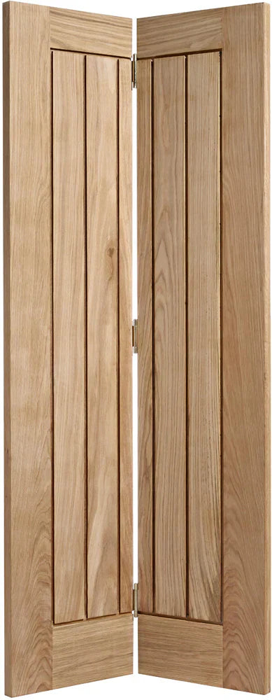 LPD Internal Oak Mexicano Bi-Fold Door Pre-Finished