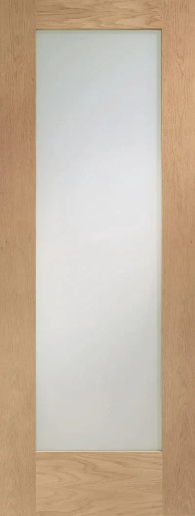 XL Joinery Internal Oak Pattern 10 Obscure Glazed Door Prefinished
