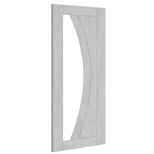 Deanta Internal Ravello Light Grey Ash Prefinished Glazed Door