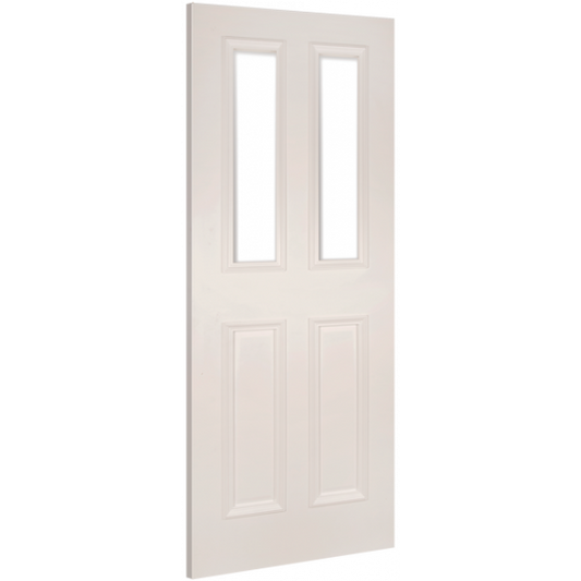 Deanta Internal Rochester White Primed Glazed Door