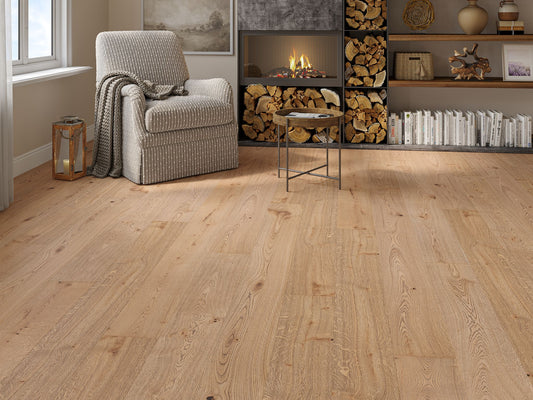 Liberty Lux 14x190mm Rustic Oak Brushed UV Oiled Real Oak 14mm Wood Floor