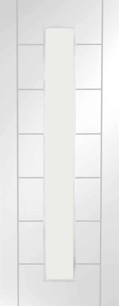 XL Joinery Internal White Primed Palermo 1L Clear Glazed Door