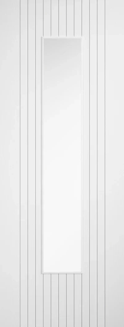Internal White Sydney Glazed Laminate Pre-Finished Door