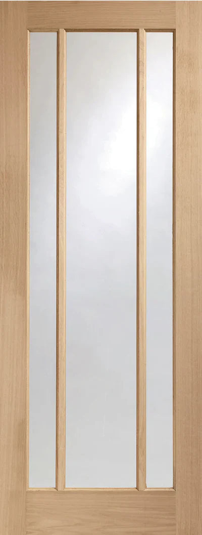 XL Joinery Prefinished Oak Worcester Clear Glazed Door