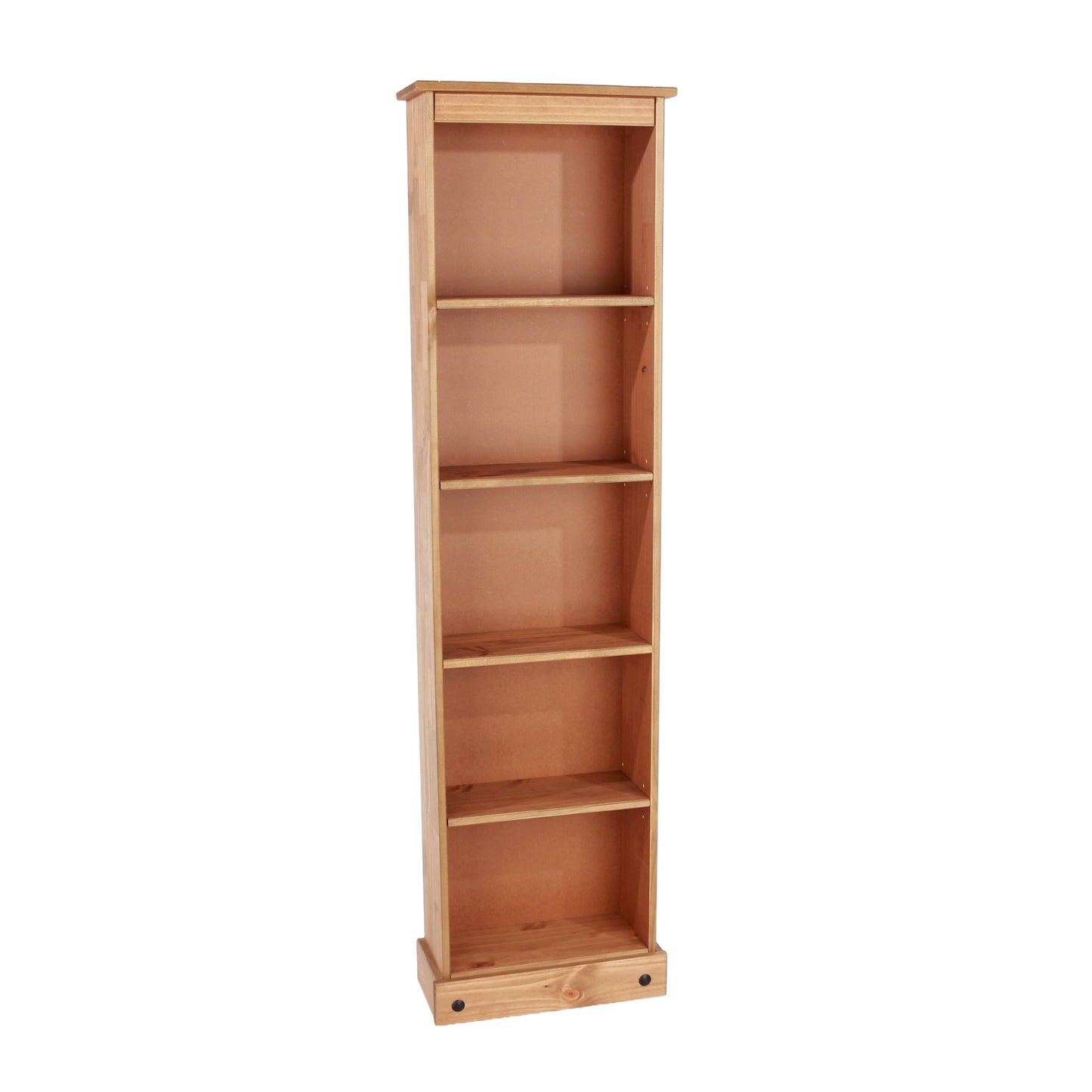 Liberty Corona Premium Waxed Pine Downstairs Tall Narrow Bookcase