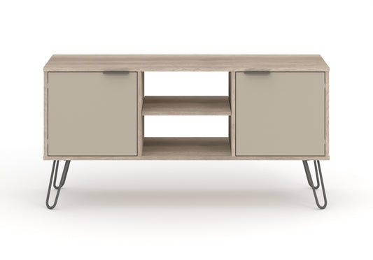 Liberty Augusta Driftwood and Calico Effect 2 Door Flat Screen TV Unit