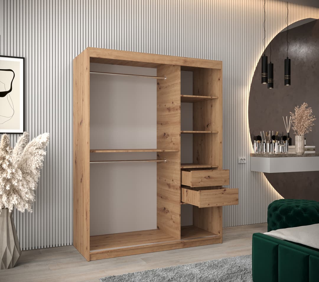 Liberty Tokyo I Sliding Door Wardrobe 150cm