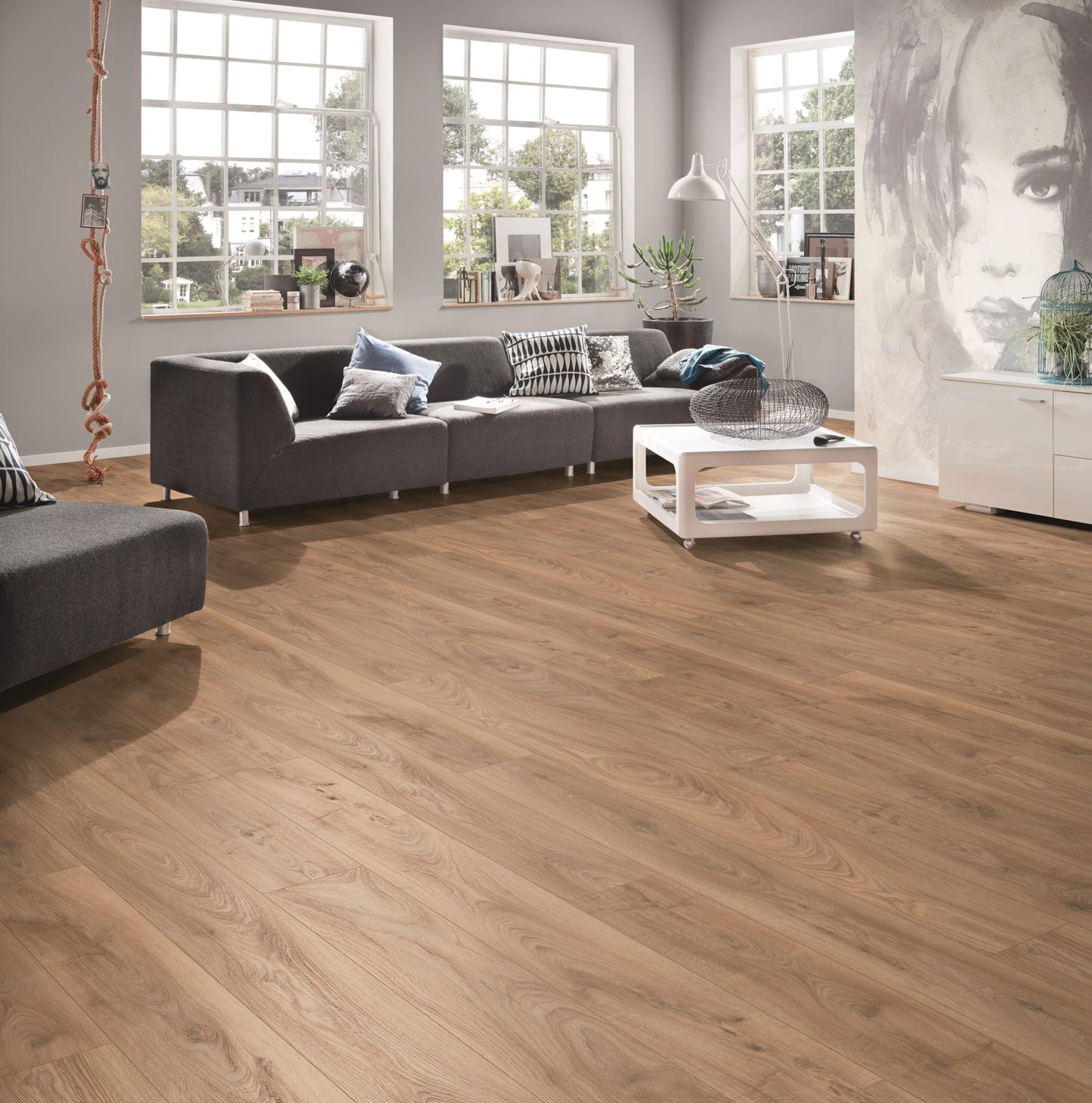 Krono Original Atlantic Historic Oak 10mm Laminate Flooring Water Resistant