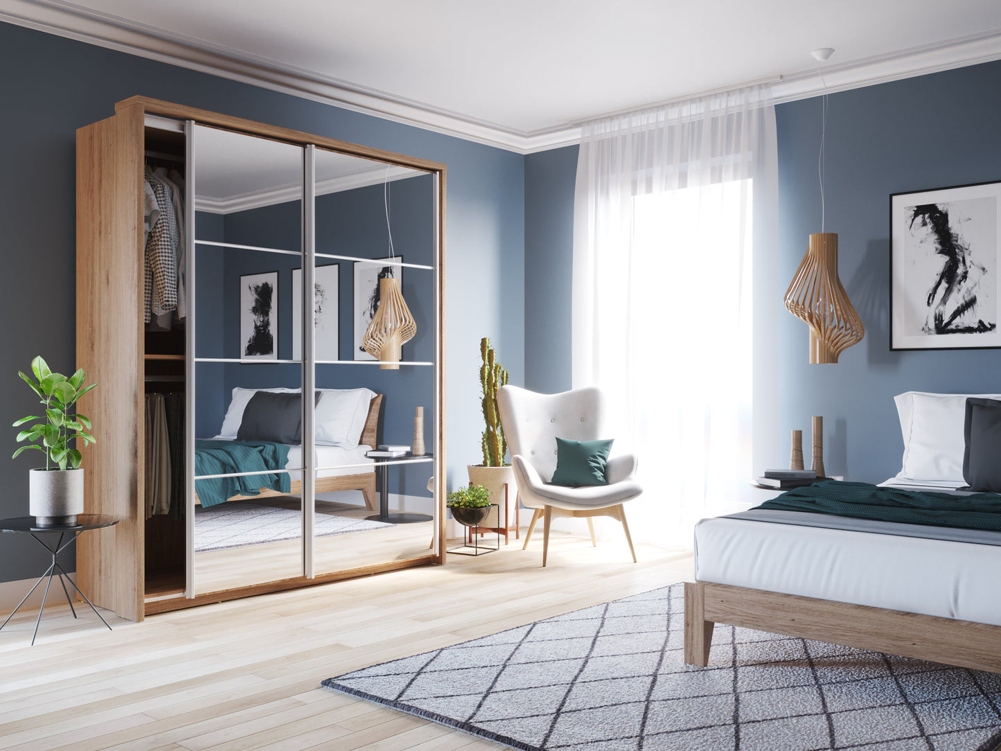 Liberty Arti AR-17 Sliding Door Wardrobe 180cm