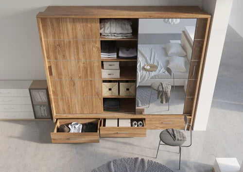 Liberty AR-01 Sliding Door Wardrobe 250cm 3 Door