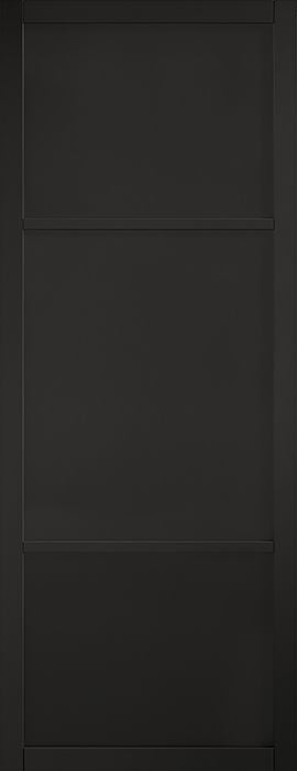 Internal Black Sutton Pre-Finished Door 3 Panel