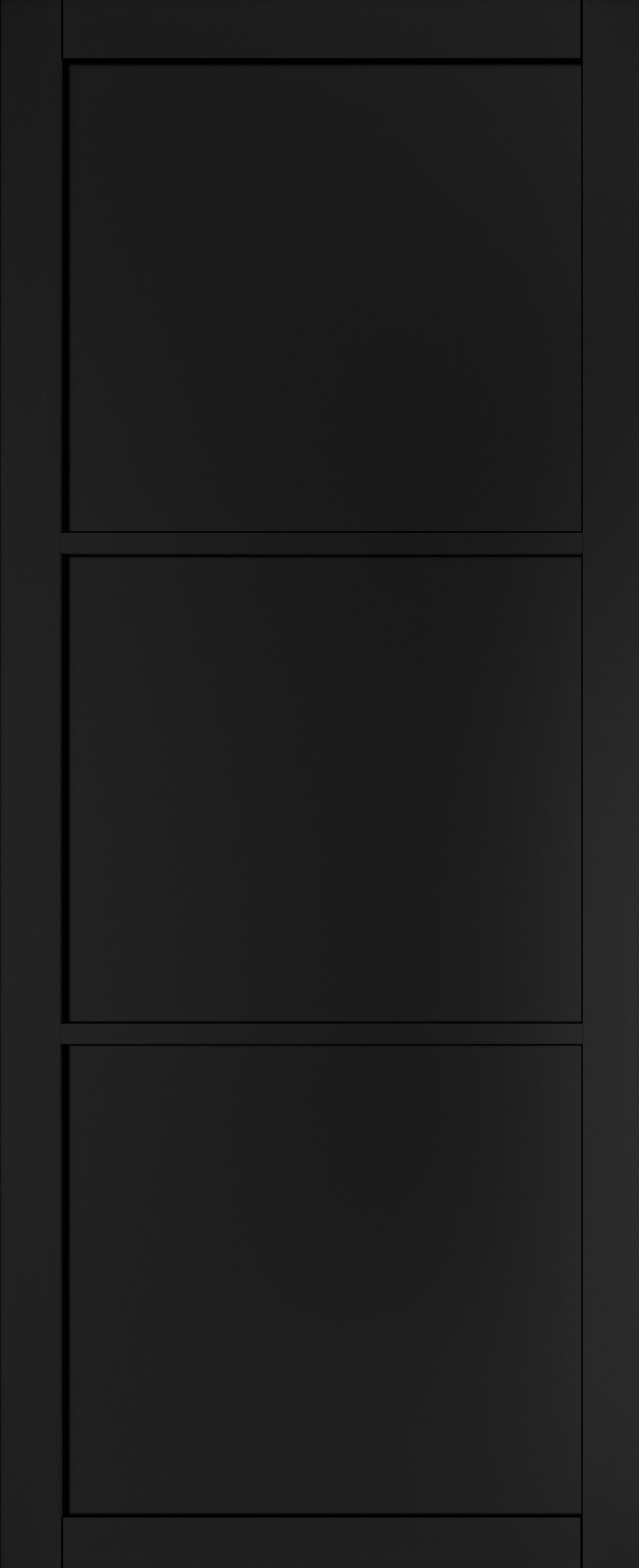 Deanta Internal Camden Black Prefinished Door