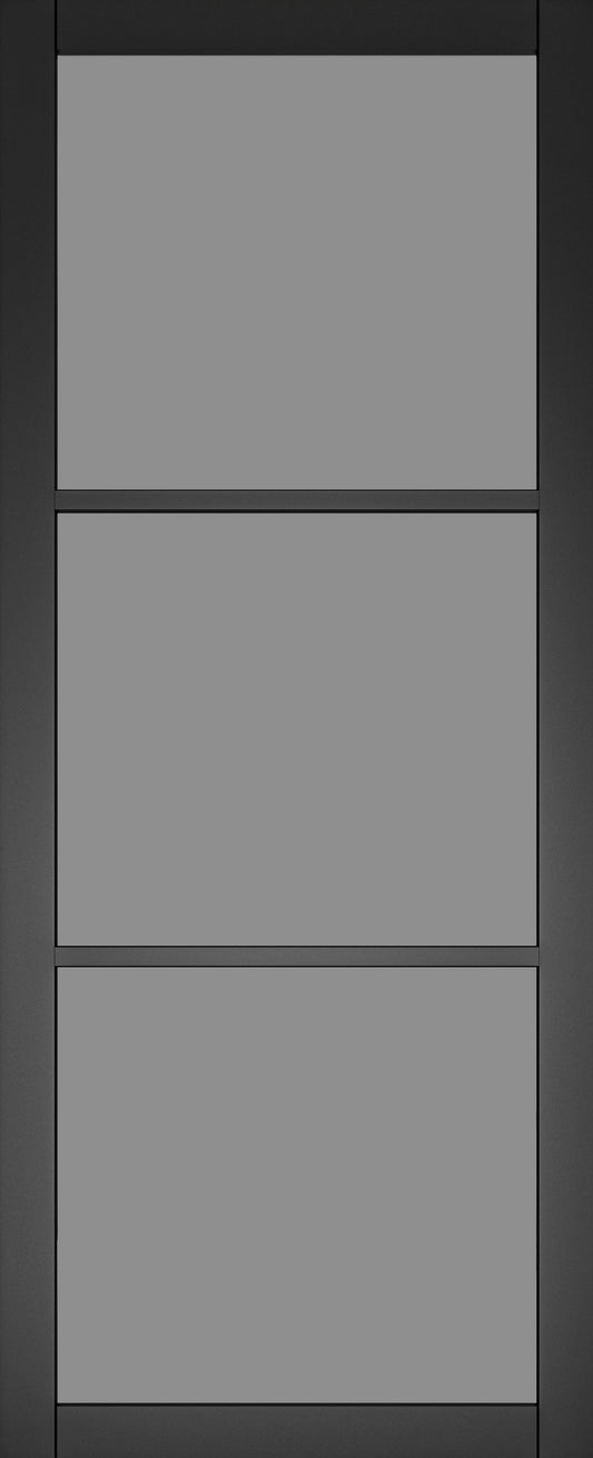 Deanta Internal Camden Black Prefinished Glazed Door