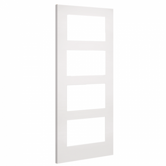 Deanta Internal Coventry White Primed Glazed Fire Door