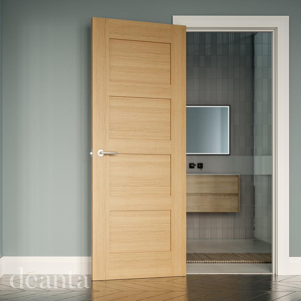 Deanta Internal Coventry Oak Unfinished Door