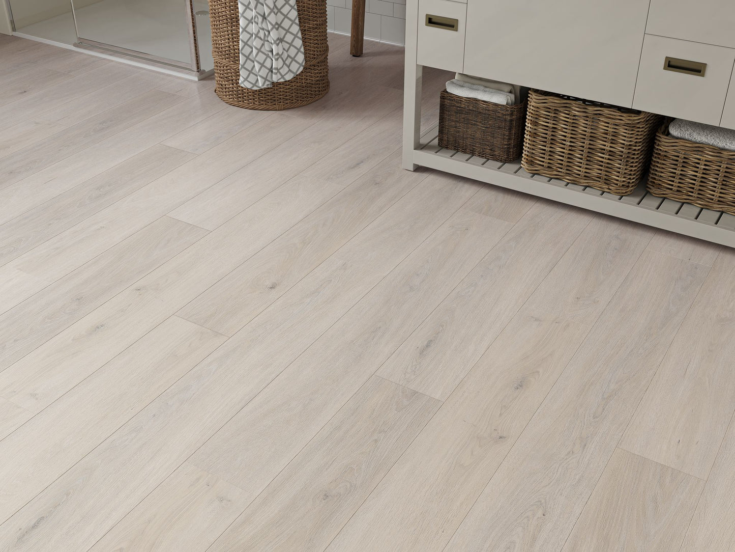 Liberty 5mm SPC LVT Flooring Cromer Light Grey Oak Rigid Core Built In Underlay