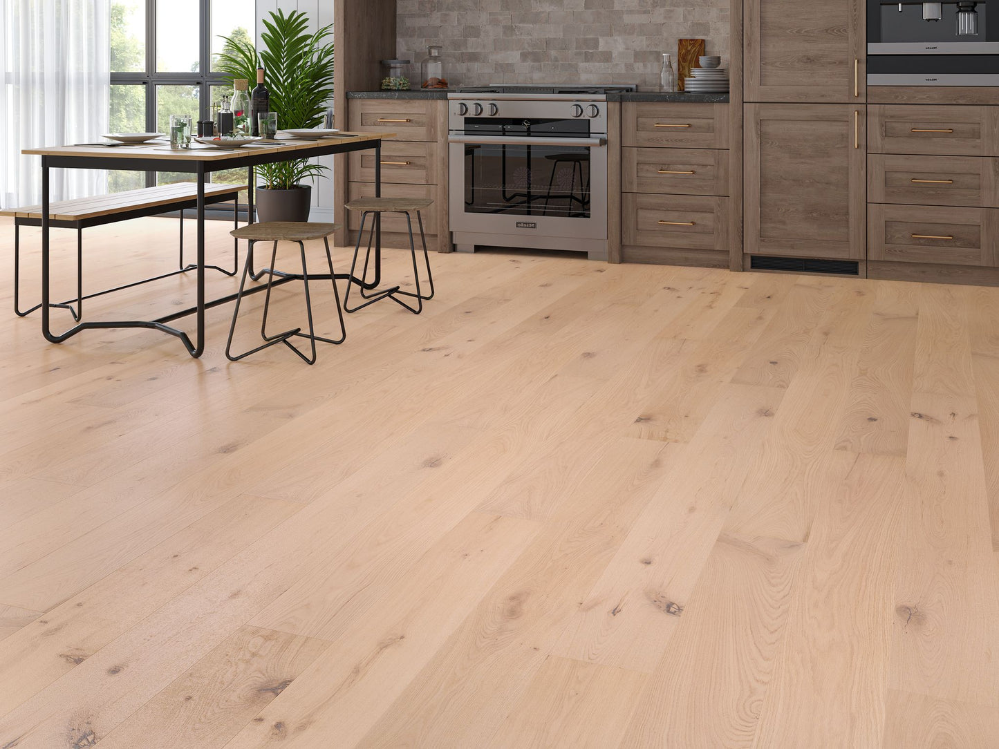 Liberty Lux 14x190mm Natural Oak Smooth UV Lacquered Real Oak 14mm Wood Floor