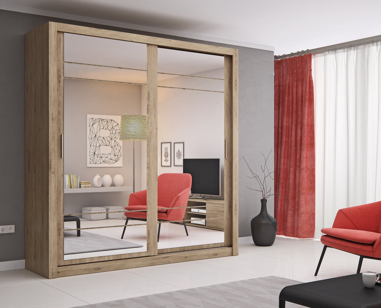 Liberty Arti AR-08 Sliding Door Wardrobe 203cm