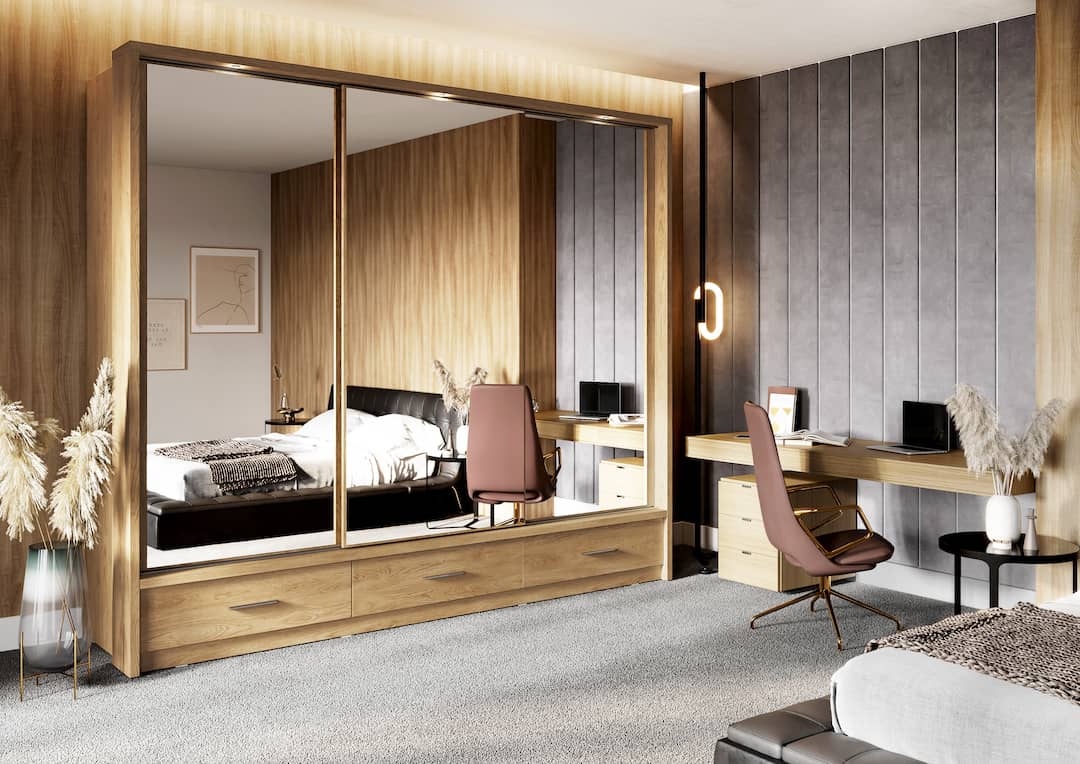 Liberty Arti 23 - 3 Sliding Door Wardrobe 250cm