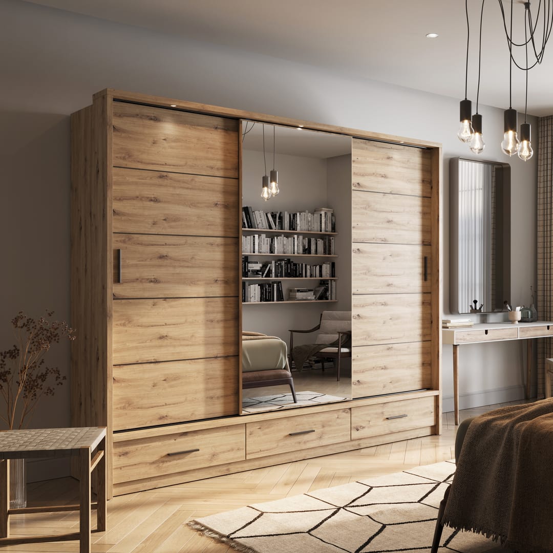 Liberty Arti AR-01 Sliding Door Wardrobe 250cm