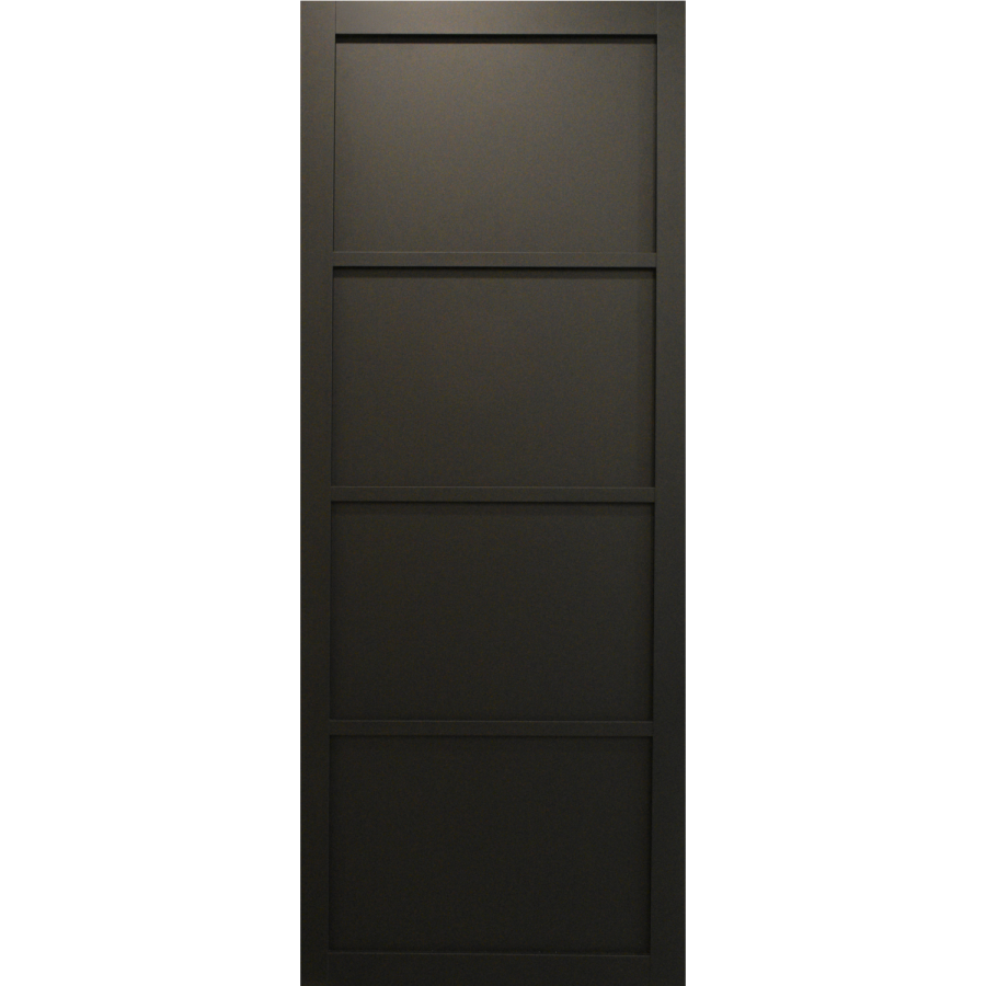 XL Joinery Internal Black Brent 4 Panel Door Fully Finished