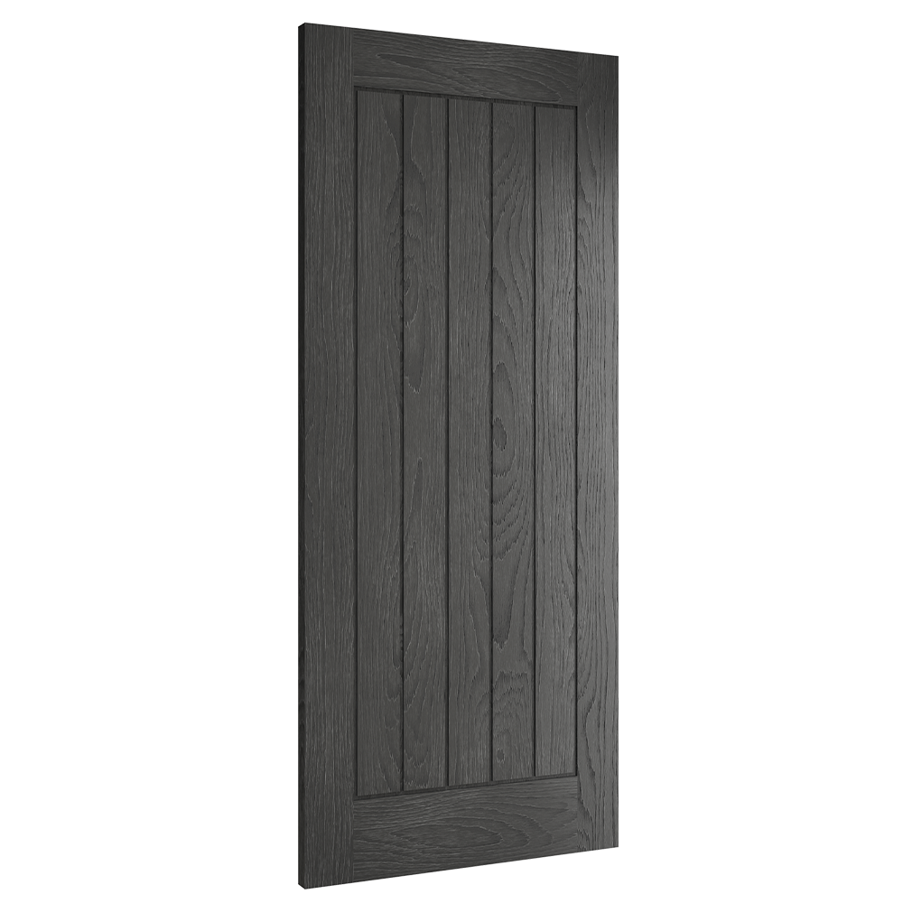 Deanta Internal Ely Black Prefinished Door