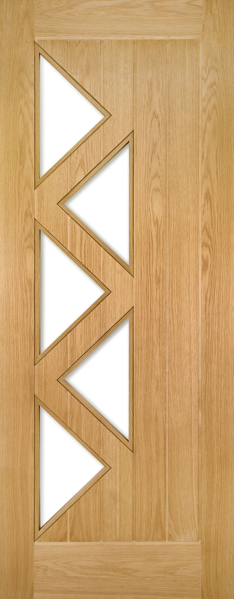 Deanta Internal Ely Oak Prefinished Glazed Door