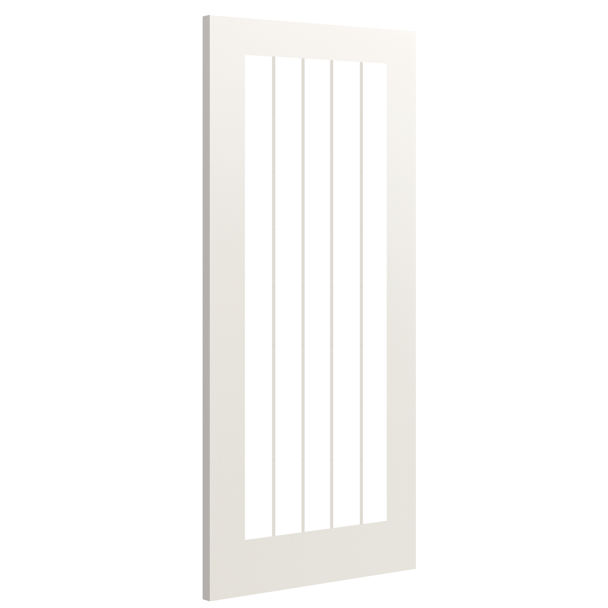 Deanta Internal Ely White Primed Glazed Door