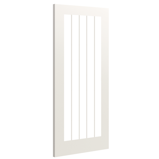 Deanta Internal Ely White Primed Glazed Door