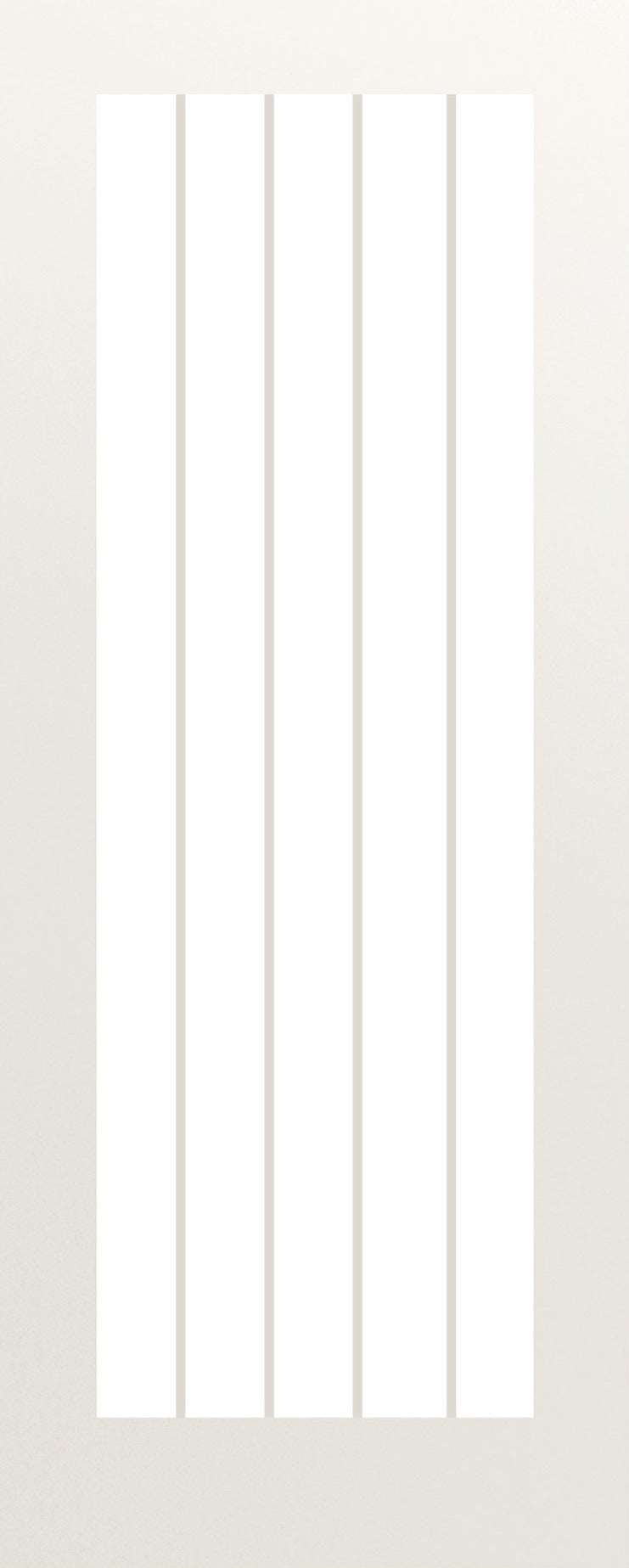 Deanta Internal Ely White Primed Glazed Door