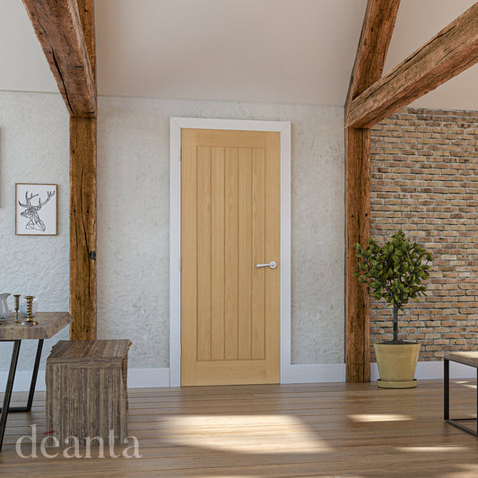 Deanta Internal Ely Oak Prefinished Door