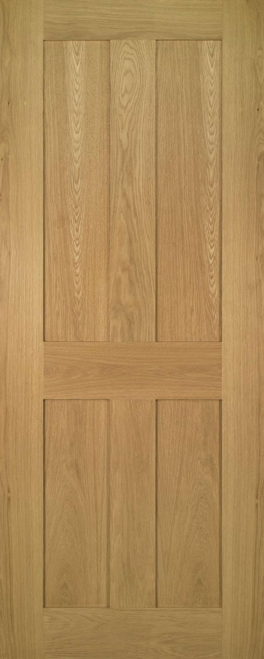 Deanta Internal Eton Oak Unfinished Fire Door