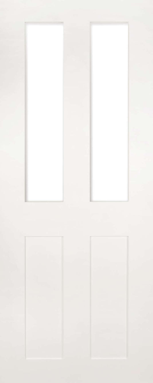 Deanta Internal Eton White Primed Glazed Door