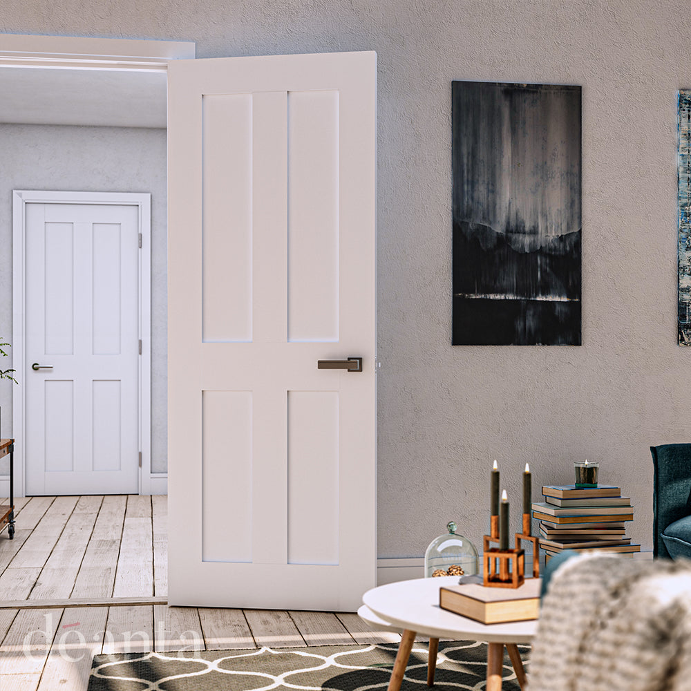 Deanta Internal Eton White Primed Door