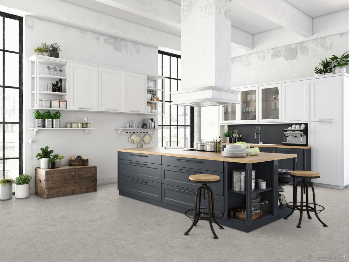 Falquon Stone Toscano Chiaro Natural Stone Tile High Gloss 8mm Laminate Flooring