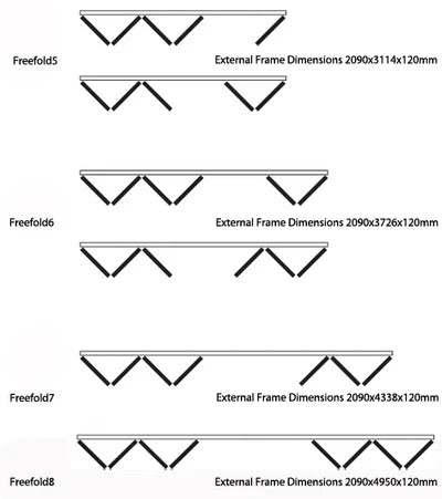 XL Joinery Internal Oak Freefold Door System