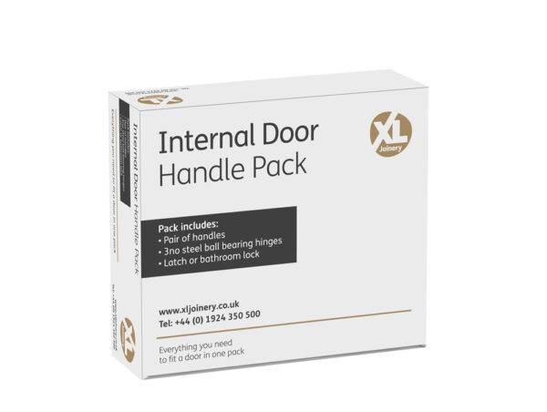 Weser Bathroom Door Handle on Back Plate with Lock and 65mm Latch