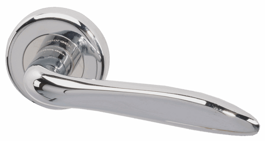 Drava Standard Door Handle Pack Chrome/Satin Chrome with 75mm Latch