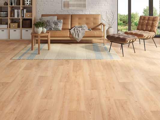 Liberty 5mm SPC LVT Flooring Hartland Oak Rigid Core With Built In Underlay