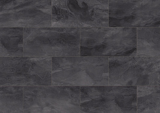 Liberty Organic Classic Nightfall Slate Tile 8mm Laminate Flooring Water Resistant