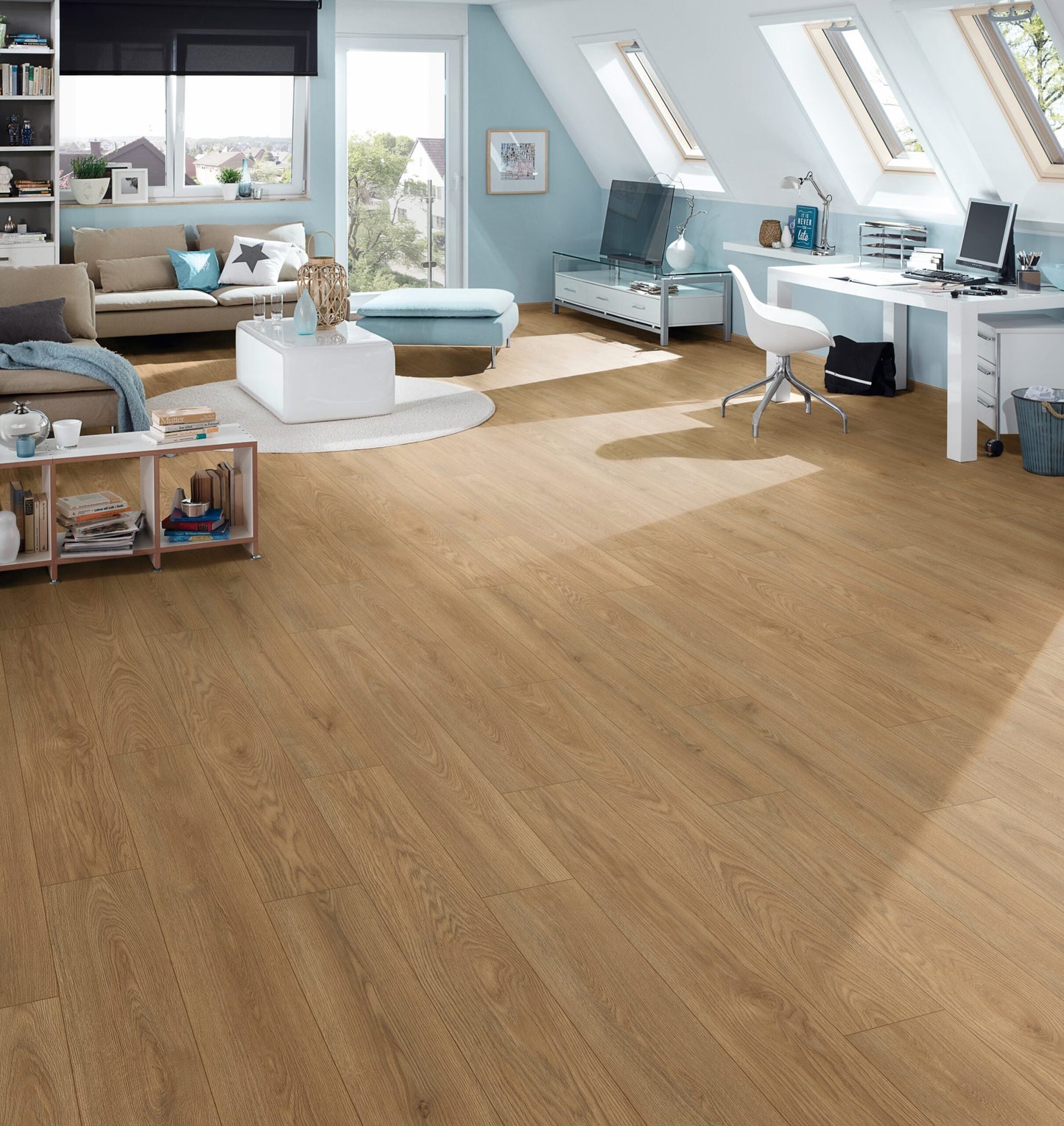 Krono Super Natural Classic Wheat Comforth Oak 8mm Laminate Flooring
