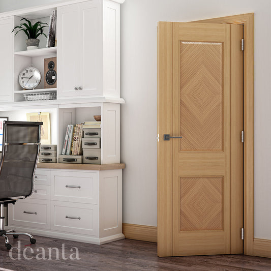 Deanta Internal Kensington Oak Prefinished Door