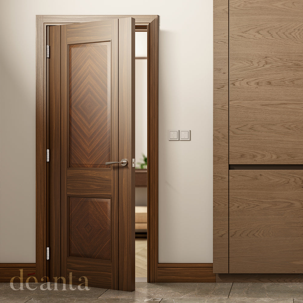 Deanta Internal Kensington Walnut Prefinished Fire Door