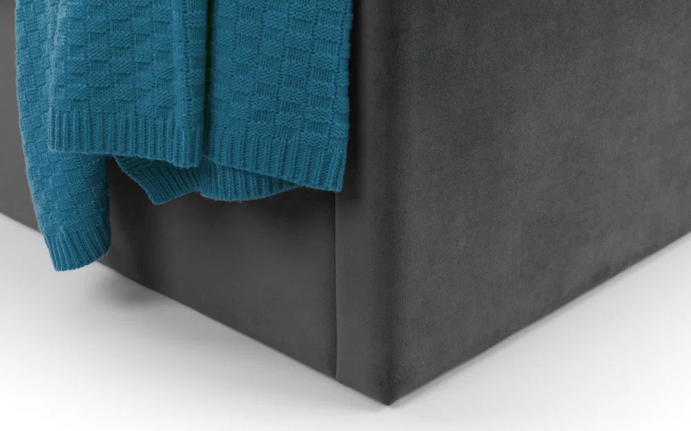 Trinity Langham Scalloped Headboard Storage Ottoman Bed