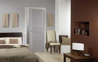 Internal Light Grey Vancouver 5P Door Ladder Style