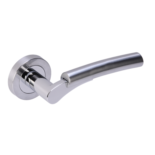 Meuse Door Handle Bathroom Pack with Lock and 75mm Latch